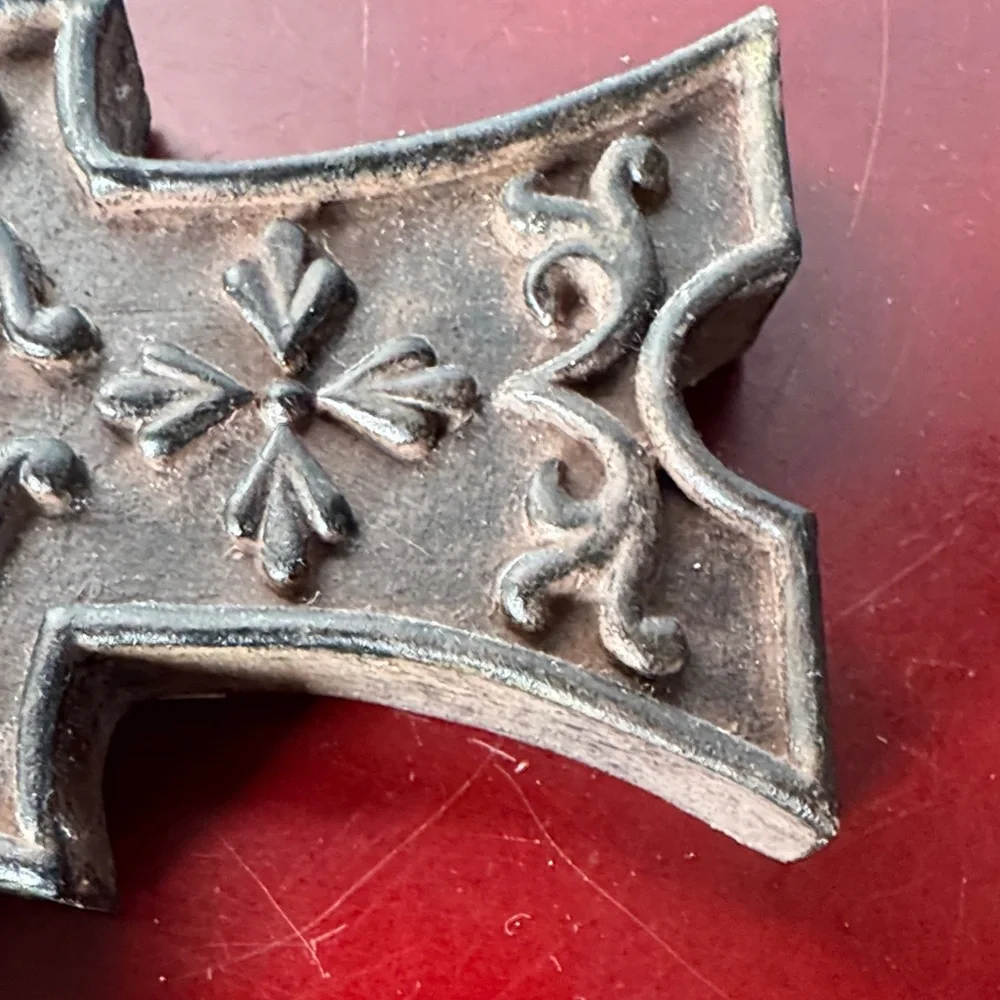 Elegant Black and Bronze Wall Cross